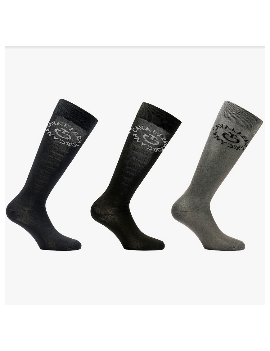 Chaussettes Cavalleria Toscana Coffret de 3 Paires Unisexe Gris/Noir/Bleu Chaussettes Cavalleria Toscana Coffret de 3 Paires Unisexe Gris/Noir/Bleu