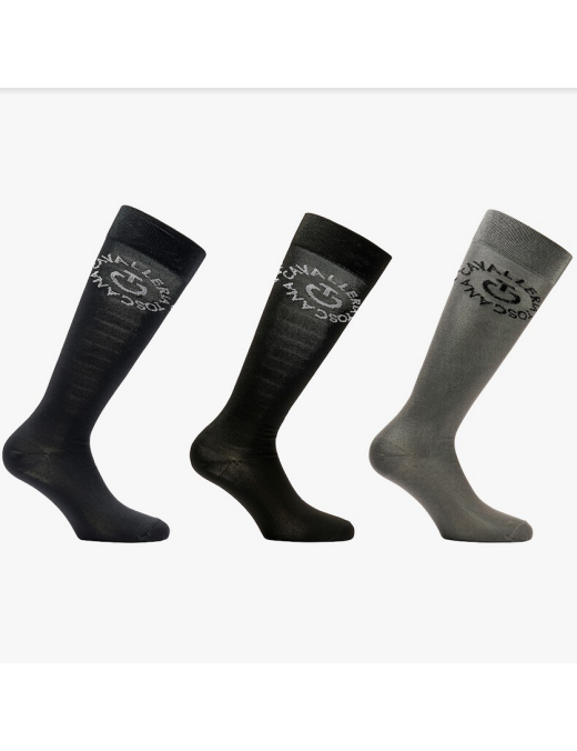 Cavalleria Toscana - Accessoires - Coffret de 3 Paires Unisexe Orbit CZN033 Gris/Noir/Bleu