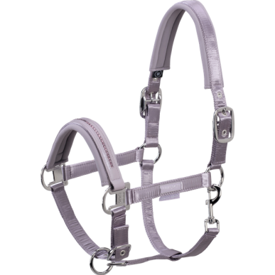 Eskadron - Licols - Licol Double Pin Satin Crystal Classic 2022 Silk Purple avec longe