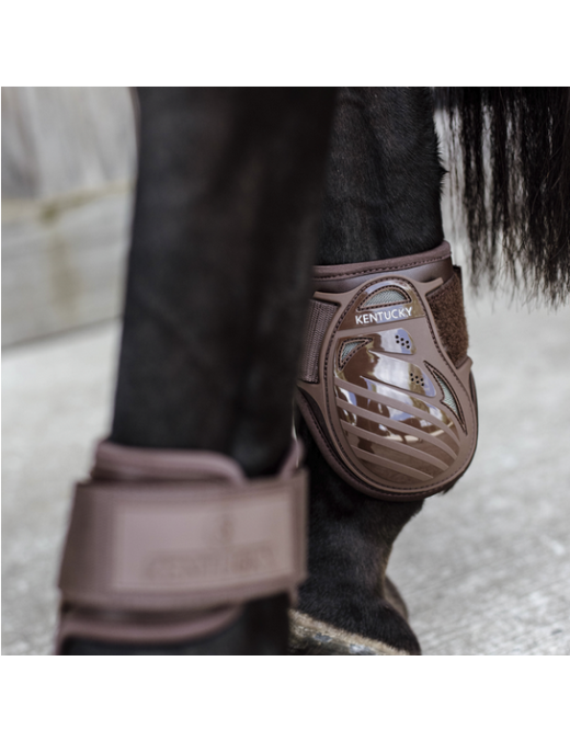 Protèges-boulets jeunes chevaux Kentucky Marron