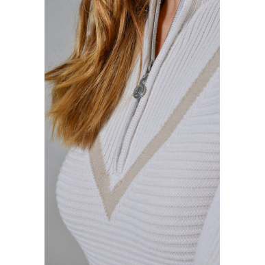 Harcour - femme - Pull à col montant zippé Swally FW22