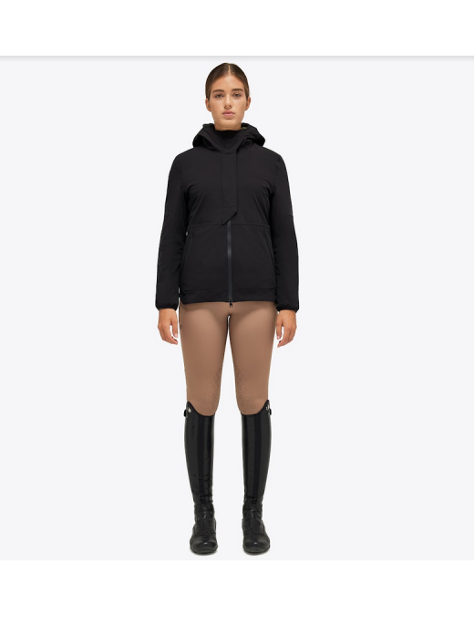 Blouson hiver imperméable pour femme Cavalleria Toscana noir