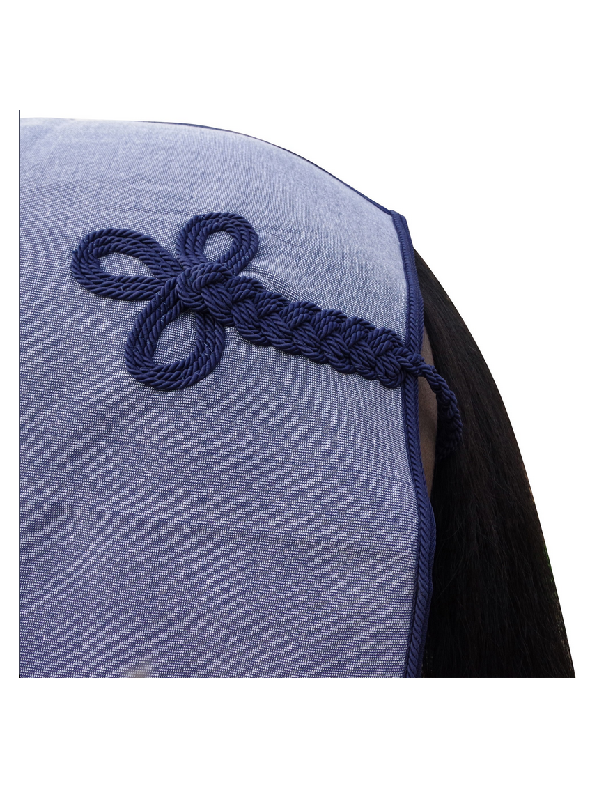 Couvre-reins Polaire Marine avec Brandebourg — Canter Couvre-reins Polaire Marine avec Brandebourg — Canter