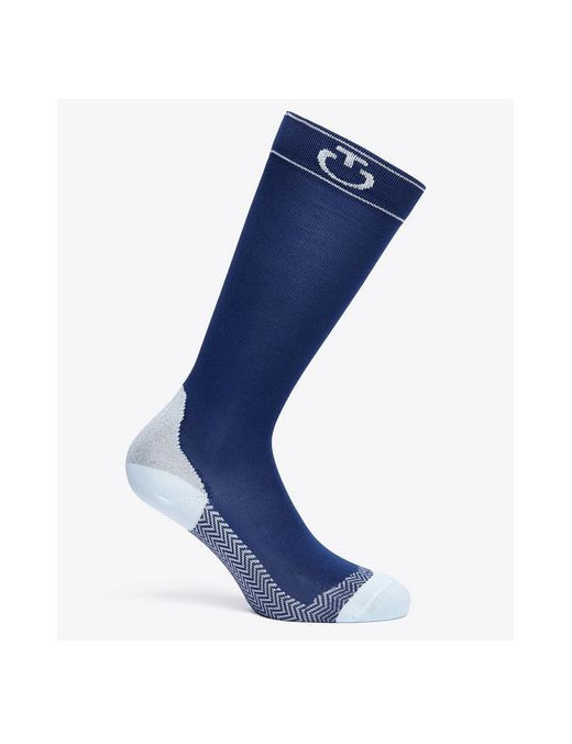 Cavalleria Toscana- chaussettes -CZ020- royal blue/Powder blue