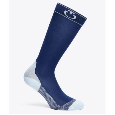 Cavalleria Toscana- chaussettes -CZ020- royal blue/Powder blue