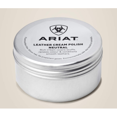 Ariat-Entretiens Bottes-Leather Cream Polish Neutral 100ml