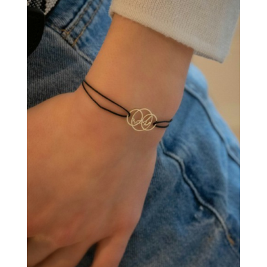 Pénélope Leprevost-Bijoux-Bracelet Lendita Doré 