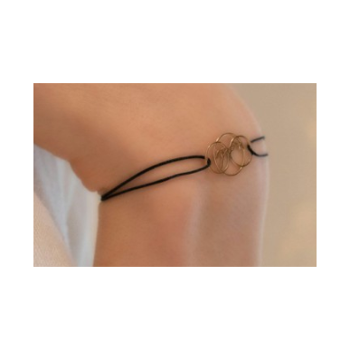 Pénélope Leprevost-Bijoux-Bracelet Lendita Doré