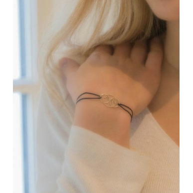Pénélope Leprevost-Bijoux-Bracelet Lendita Doré 