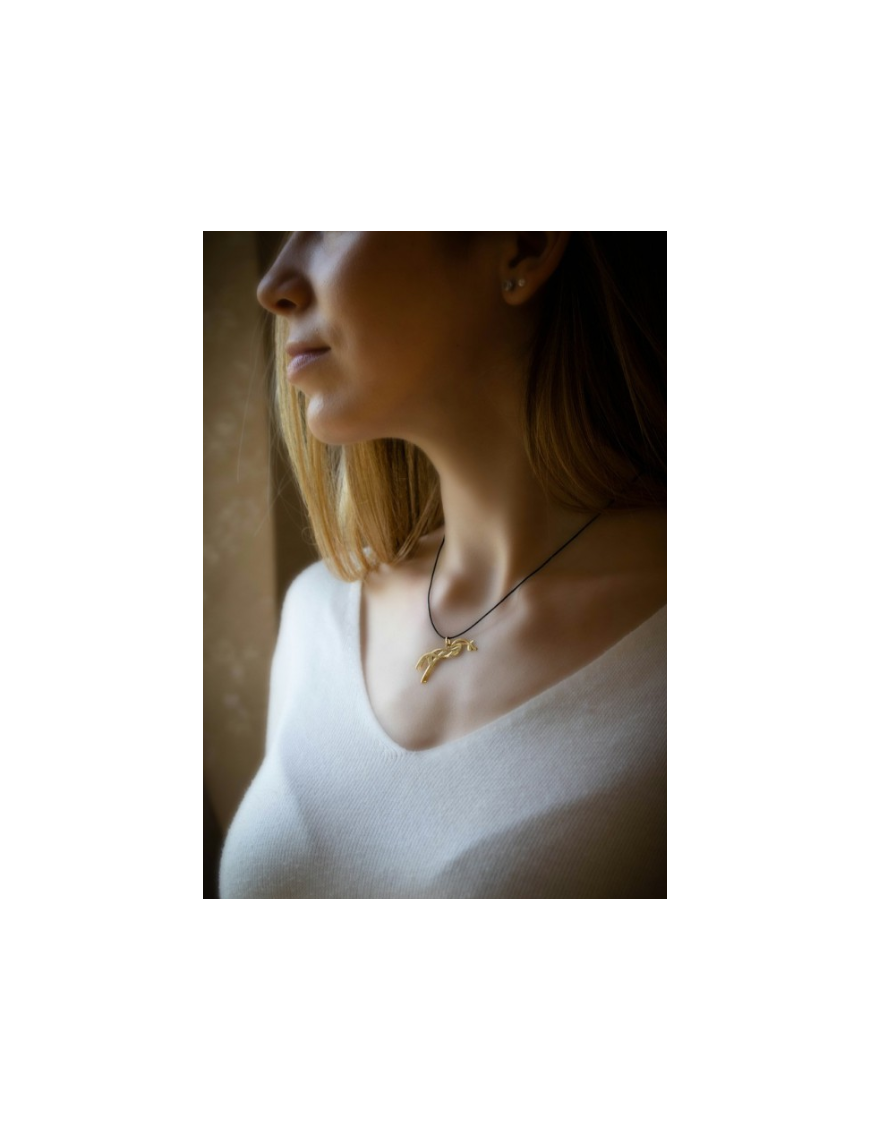 Collier Pénélope Equestre doré