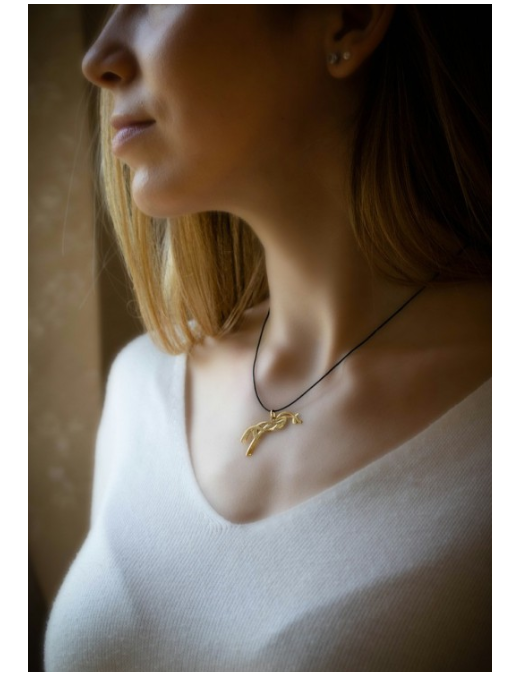 Pénélope Leprevost-Bijoux-Collier Equestre Gold