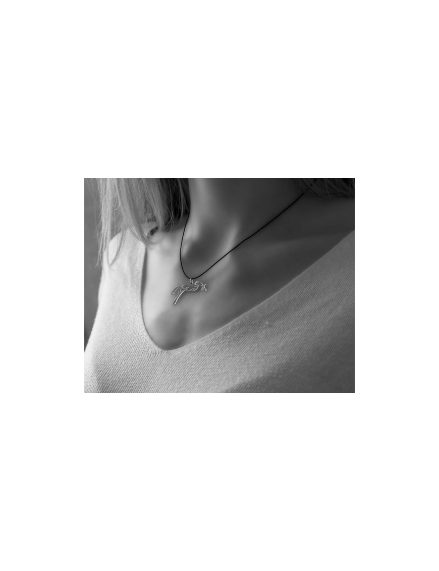 Collier Pénélope Equestre argenté Collier Pénélope Equestre argenté