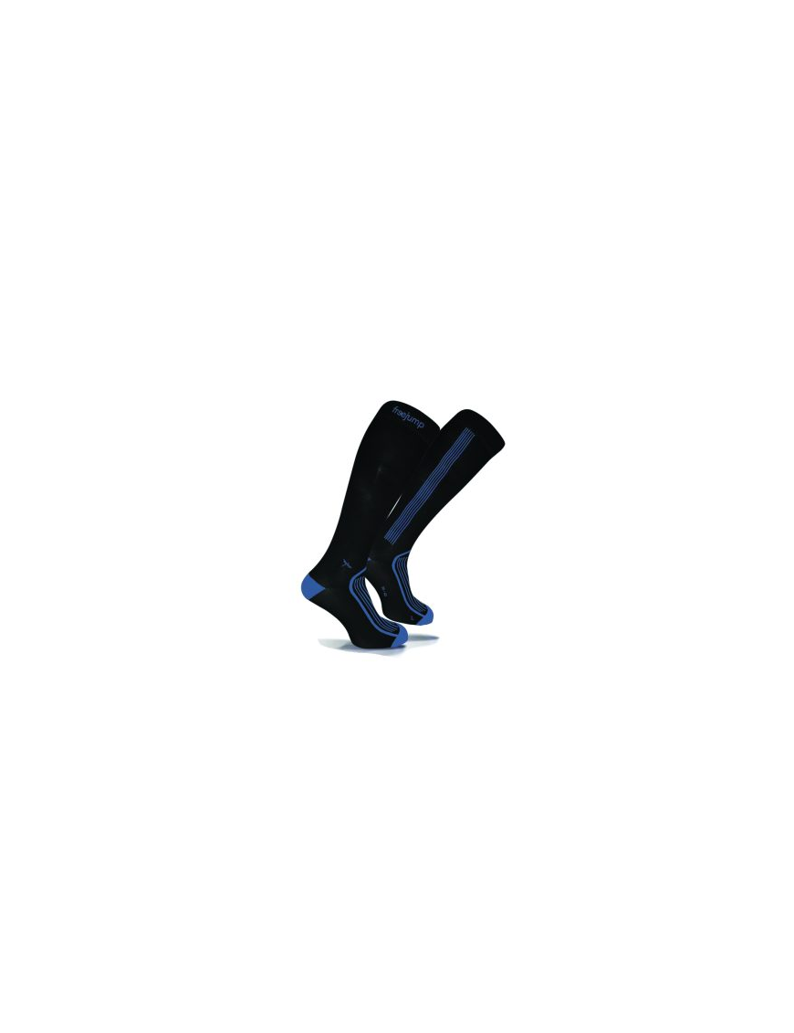 Paire de chaussettes techniques FreeJump Noir/Bleu