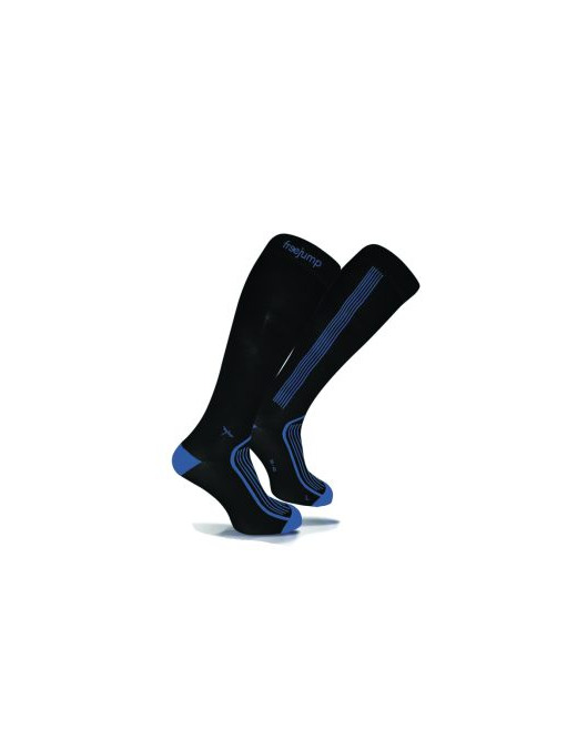 FreeJump-Accessoires-Paire de chaussettes techniques Noir/Bleu