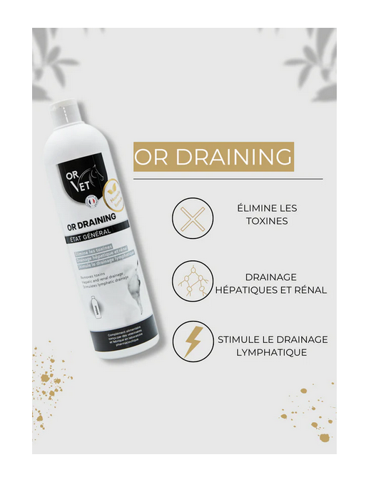 Or Vet-Compléments-Or Drainning 500ML