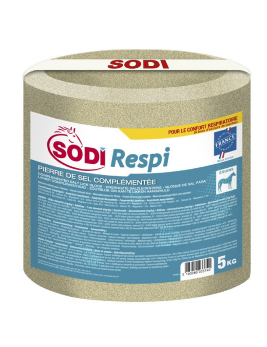 Sodi-Complément-Pierre à sel Respi 5Kg