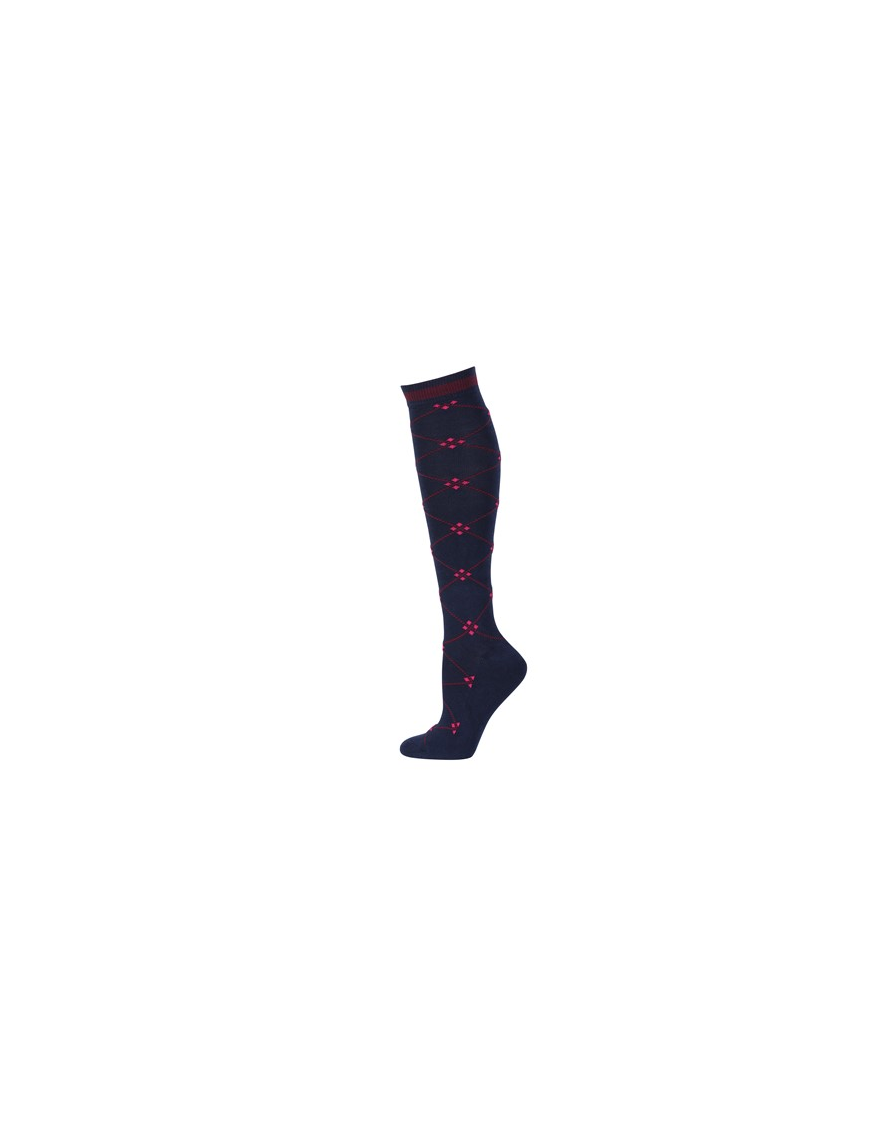 chaussettes d'équitation Harry's horse marine/ rose chaussettes d'équitation Harry's horse marine/ rose