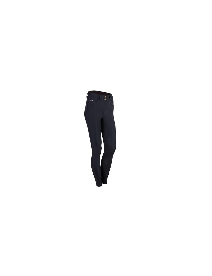 Pantalon d'équitation femme taille haute Harry's horse Ladis noir
