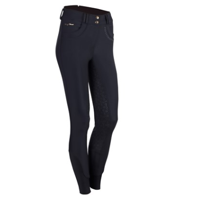 Harry's Horse-Pantalon Femme-Pantalon taille haute noir