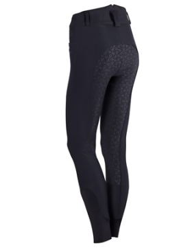 Pantalon d'équitation femme taille haute Harry's horse Ladis noir