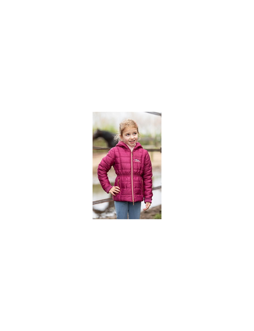 manteau enfant Harry's horse loulou rose