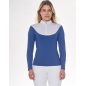 Polo de concours à manches longues pour femme Harcour Pannie steel Blue