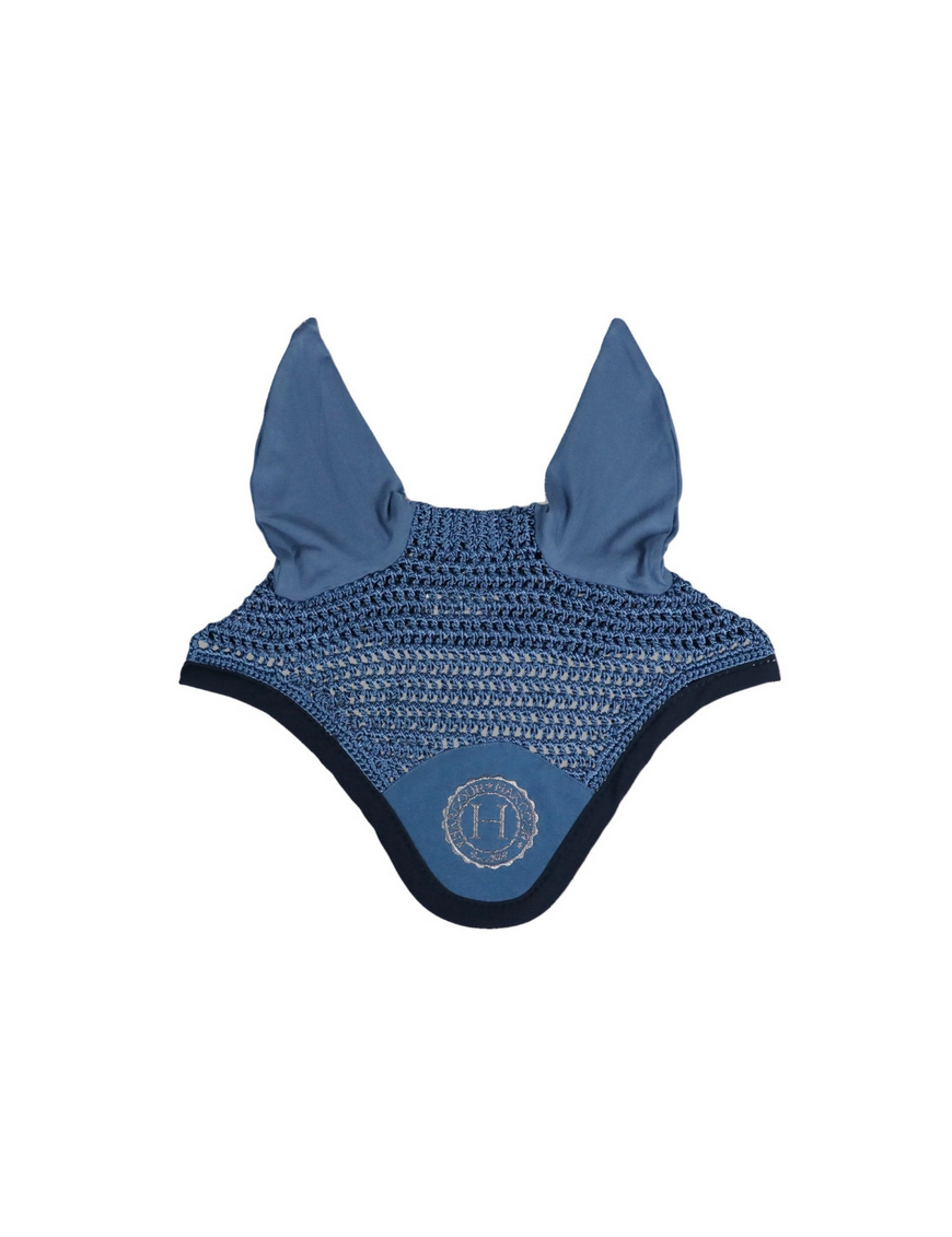 Bonnet cheval Harcour Fifi bleu acier