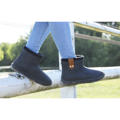 Pénélope Leprevost - Chaussant - Boots fourées en PVC Noir