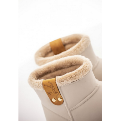 Pénélope Leprevost - Chaussant - Boots fourées en PVC Gris Glacier 