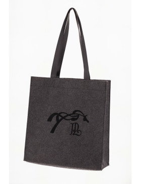 Sac Pénélope en feutre noir