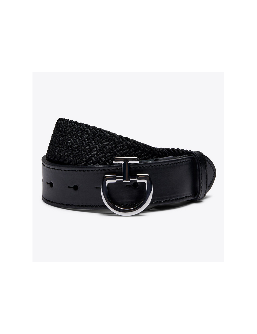 Ceinture pour homme élastique Cavalleria Toscana noire Ceinture pour homme élastique Cavalleria Toscana noire