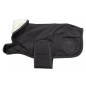 Manteau pour chien imperméable/ polaire Flags and cup Atamik noir