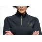 Polo technique respirant pour femme Flags and cup ISORTEQ Noir