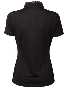 Polo de concours manches courtes femme Harry's horse Denver noir