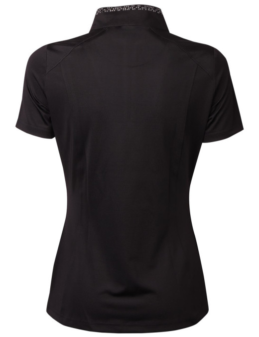 Polo de concours manches courtes femme Harry's horse Denver noir