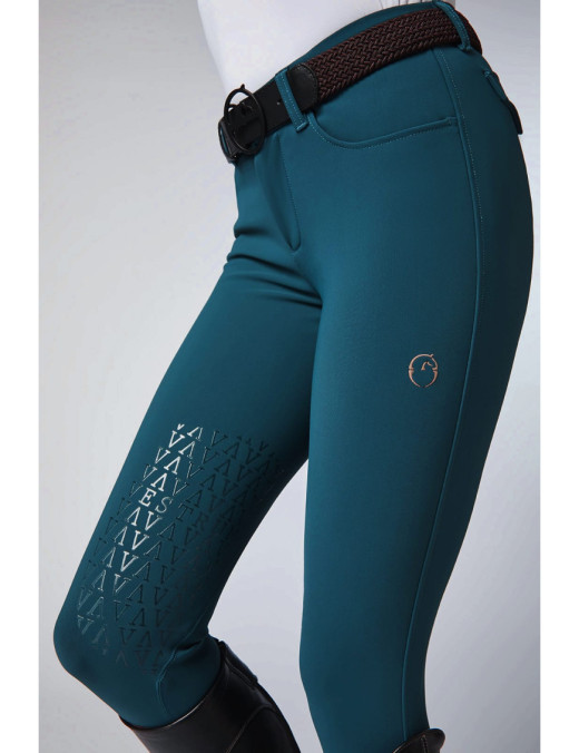 Pantalon Vestrum Lazise avec grip genoux bleu petrol
