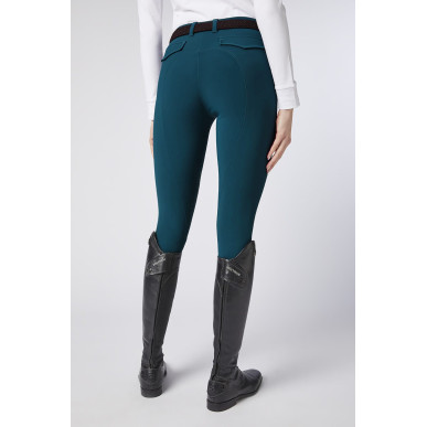 Vestrum-Pantalon-Pantalon Lazise Tissu TK avec grip genoux bleu petrol