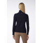 Vestrum Pull col roulé Essen bleu marine et café