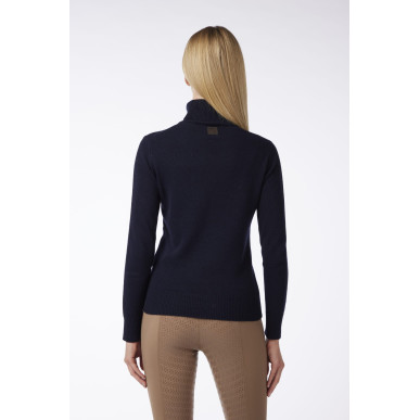 Vestrum-Pulls et Gilets- Pull col roulé Essen bleu marine et café 