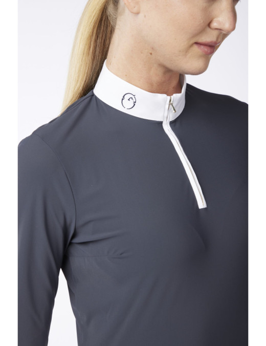 Vestrum chemise de compétition à manches longues Mahon gris baleine
