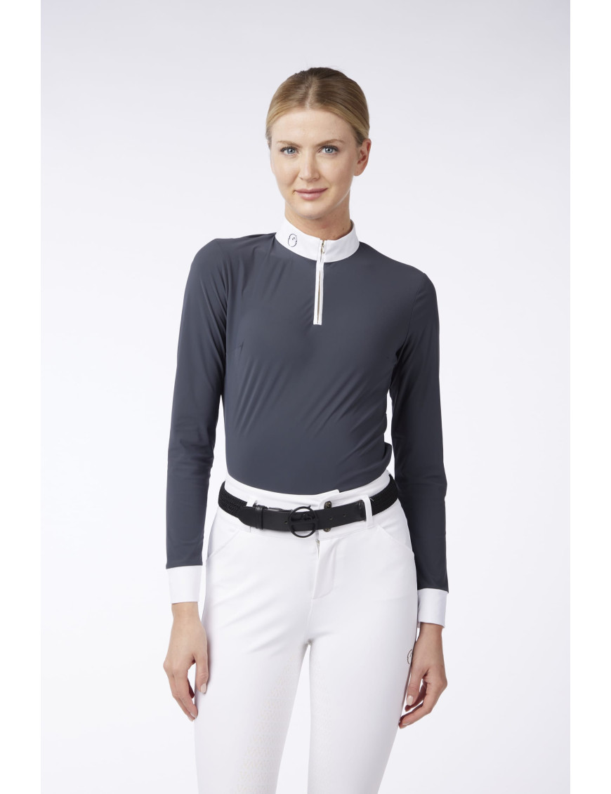 Vestrum chemise de compétition à manches longues Mahon gris baleine Vestrum chemise de compétition à manches longues Mahon gris baleine