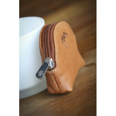 Penelope Leprevost - Maroquinerie - Porte-monnaie cognac