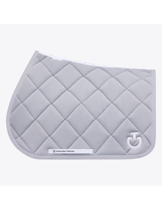 Tapis Cavalleria Toscana - CSO gris clair - diamond quilted jersey jumping