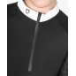Polo de concours Equestro manches longue stretch noir Polo de concours Equestro manches longue stretch noir
