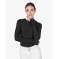 Polo de concours Equestro manches longue stretch noir Polo de concours Equestro manches longue stretch noir