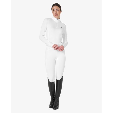 Polo technique Equestro blanc