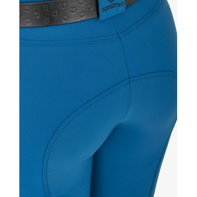 Pantalon pour femme Equestro modèle Zenda bleu corail