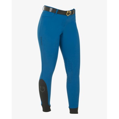Pantalon pour femme Equestro modèle Zenda bleu corail