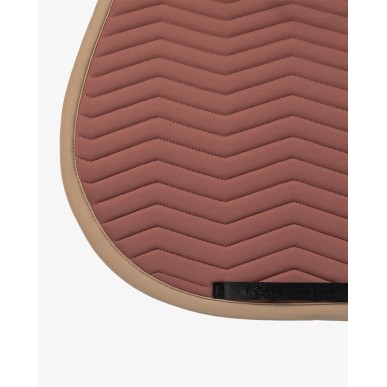 Tapis de selle CSO Equestro Wave Quilting Marron