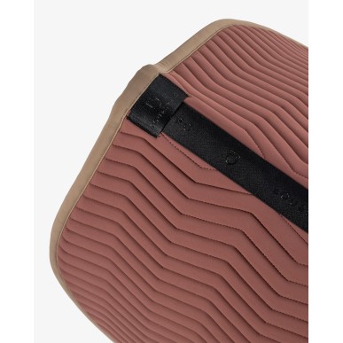 Tapis de selle CSO Equestro Wave Quilting Marron